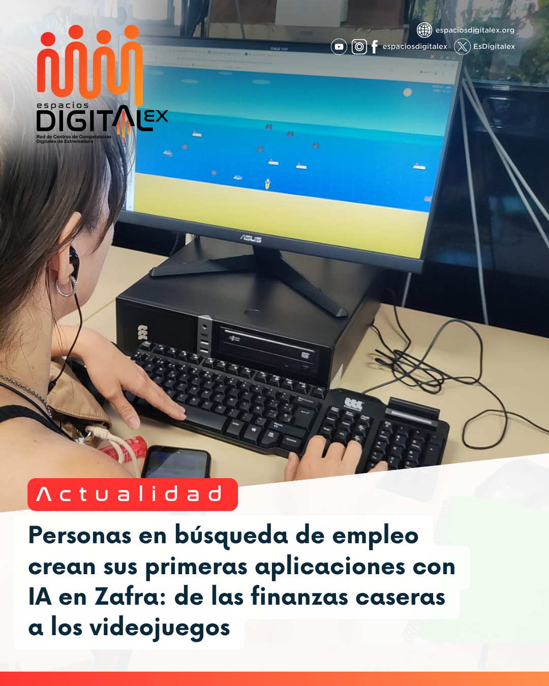 Espacios Digitalex. Red de Centros de Competencias Digitales de Extremadura