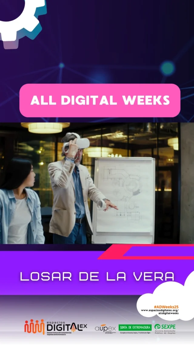 🔹✨ Damos por finalizada una edición inspiradora de la #AllDigitalWeeks en Espacios Digitalex ✨

🎥 Con este vídeo de Losar de la Vera, concluimos los talleres de esta campaña europea, donde las personas participantes han explorado las implicaciones y riesgos de la inteligencia artificial, descubriendo nuevas oportunidades en el ámbito audiovisual, un sector profesional en crecimiento.

🚀 Además de adquirir habilidades técnicas, también han potenciado su pensamiento crítico, creatividad y resolución de problemas, competencias clave en el mercado laboral actual.

📍 En Espacios Digitalex seguimos impulsando tu preparación para el futuro digital. ¡Te esperamos!

#EspaciosDigitalex #AllDigitalWeeks2025 #ADWeeks2025 #InteligenciaArtificial #CompetenciasDigitales #PensamientoCrítico #Innovación #Formación #Extremadura